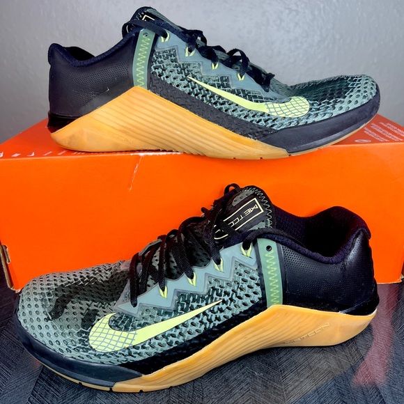 Nike Metcon 'Black Gum' Men's CrossFit Gym Shoes Military Army
